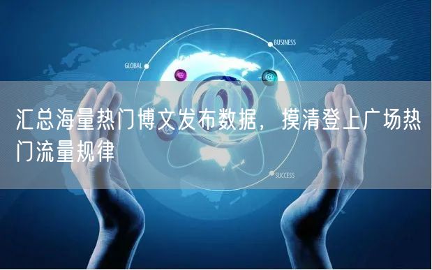 汇总海量热门博文发布数据,摸清登上广场热门流量规律