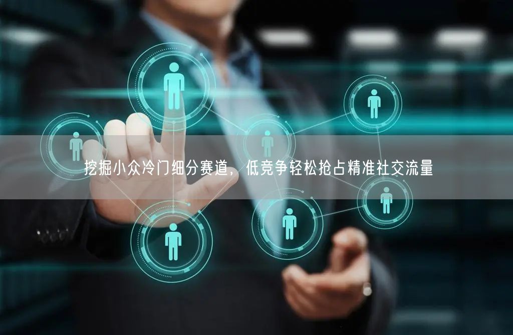 挖掘小众冷门细分赛道,低竞争轻松抢占精准社交流量