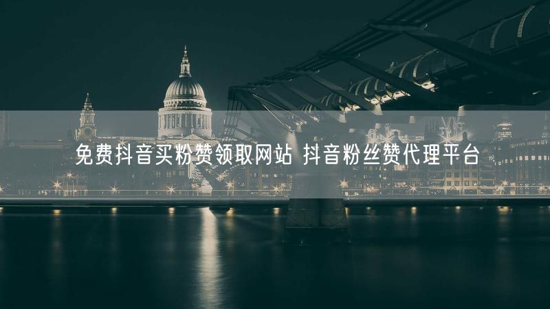 免费抖音买粉赞领取网站 抖音粉丝赞代理平台