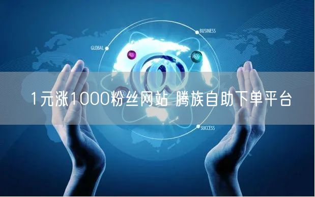 1元涨1000粉丝网站 腾族自助下单平台