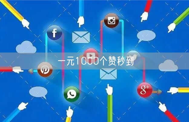 一元1000个赞秒到