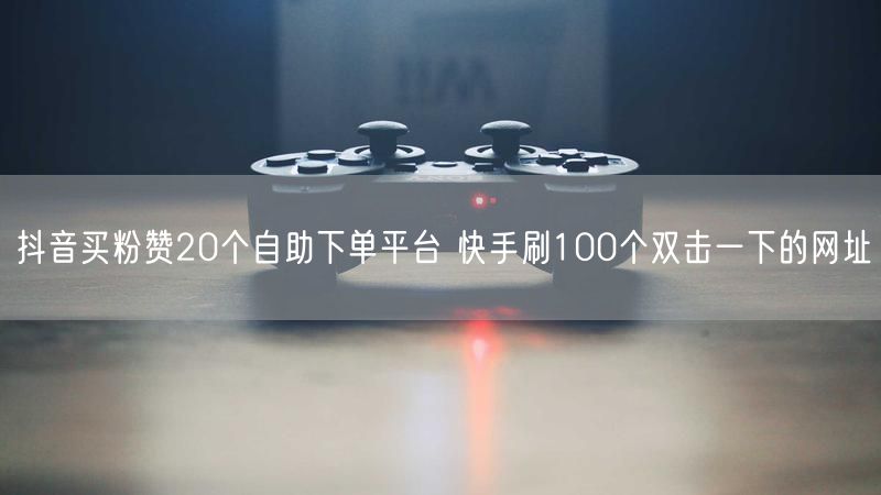 抖音买粉赞20个自助下单平台 快手刷100个双击一下的网址