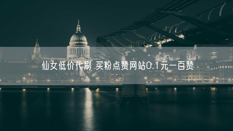 仙女低价代刷 买粉点赞网站0.1元一百赞