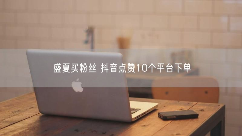 盛夏买粉丝 抖音点赞10个平台下单