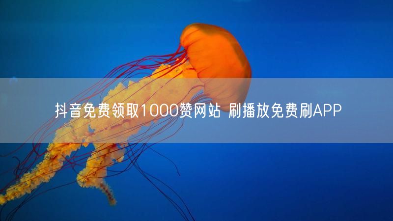 抖音免费领取1000赞网站 刷播放免费刷APP
