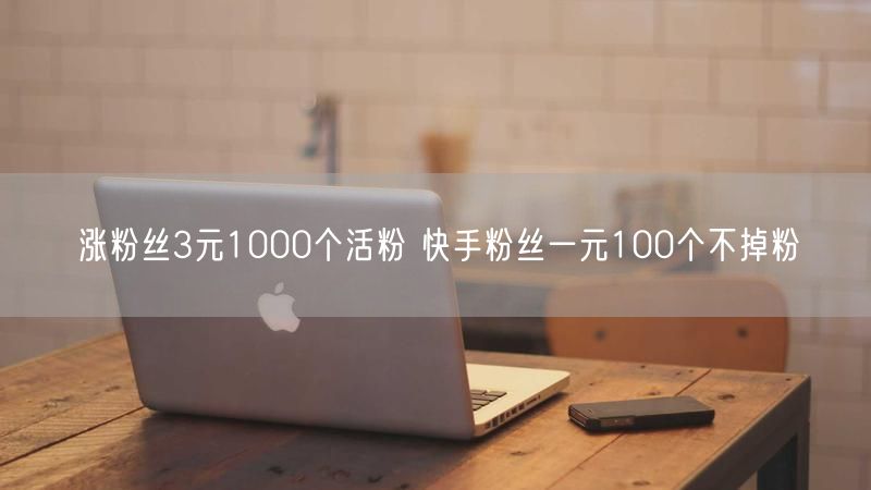 涨粉丝3元1000个活粉 快手粉丝一元100个不掉粉