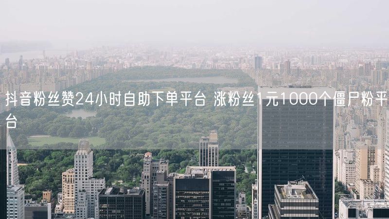 抖音粉丝赞24小时自助下单平台 涨粉丝1元1000个僵尸粉平台
