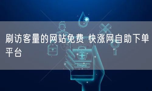 刷访客量的网站免费 快涨网自助下单平台