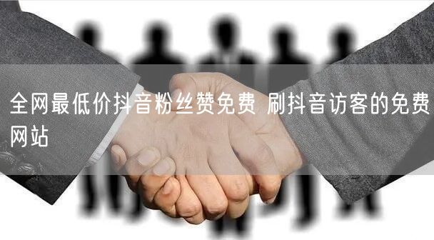 全网最低价抖音粉丝赞免费 刷抖音访客的免费网站