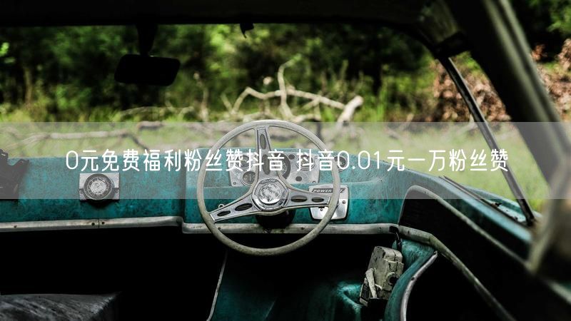 0元免费福利粉丝赞抖音 抖音0.01元一万粉丝赞