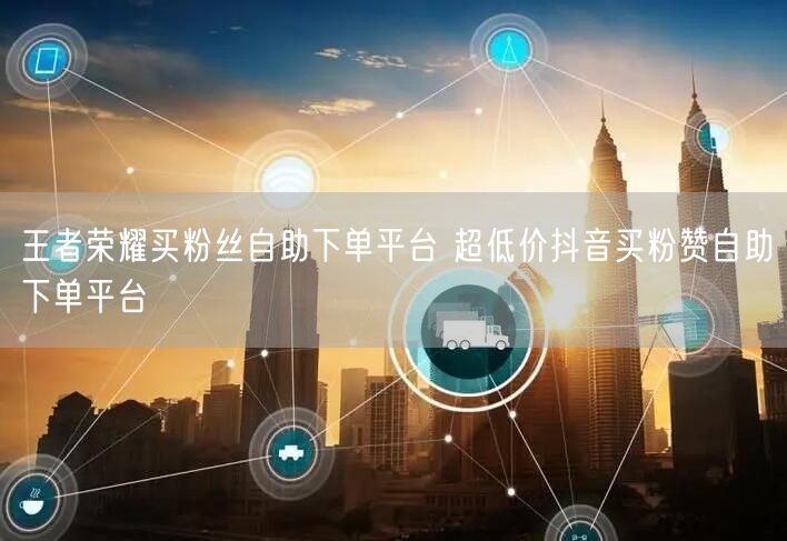 王者荣耀买粉丝自助下单平台 超低价抖音买粉赞自助下单平台