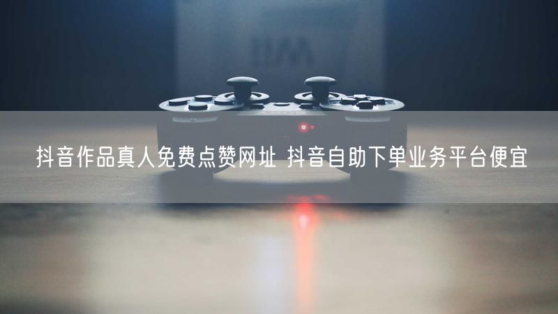 抖音作品真人免费点赞网址 抖音自助下单业务平台便宜