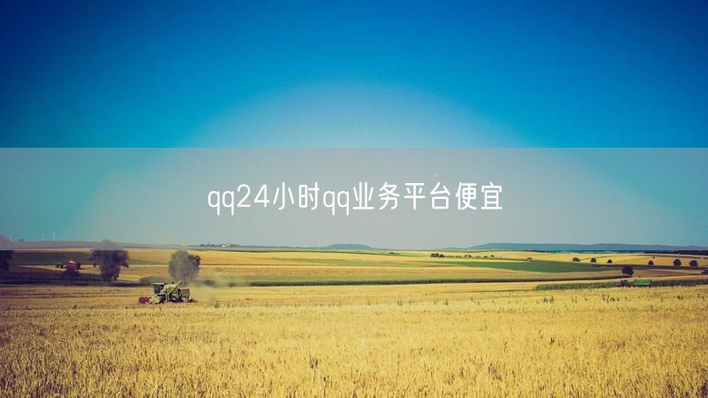 qq24小时qq业务平台便宜