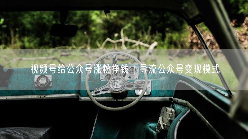 视频号给公众号涨粉挣钱｜导流公众号变现模式